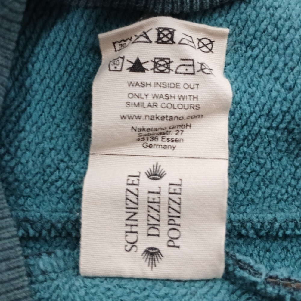 NAKETANO Brave New Word Ladies Hoodie. Size M - Picture 13 of 14